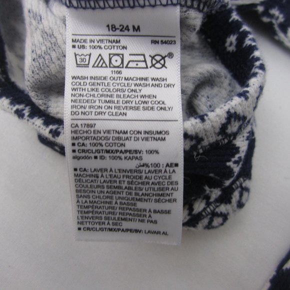 Blue Pajama Set Loungewear size 18-24 months NWT - Picture 4 of 10